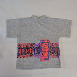 Buster Brown Gray Tee with Vibrant Graphic